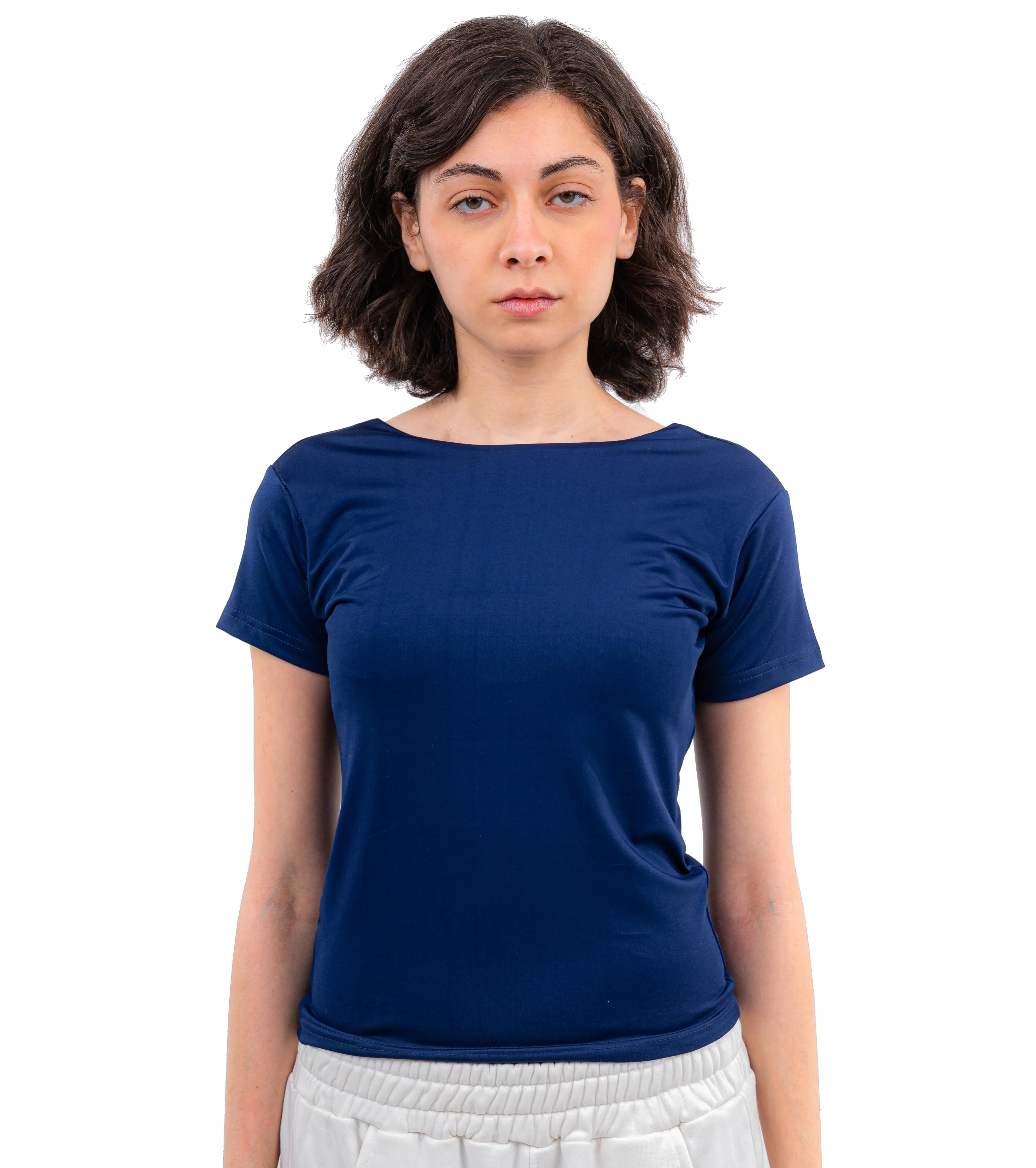 Initials Backless Short Sleeves Top - Image 14