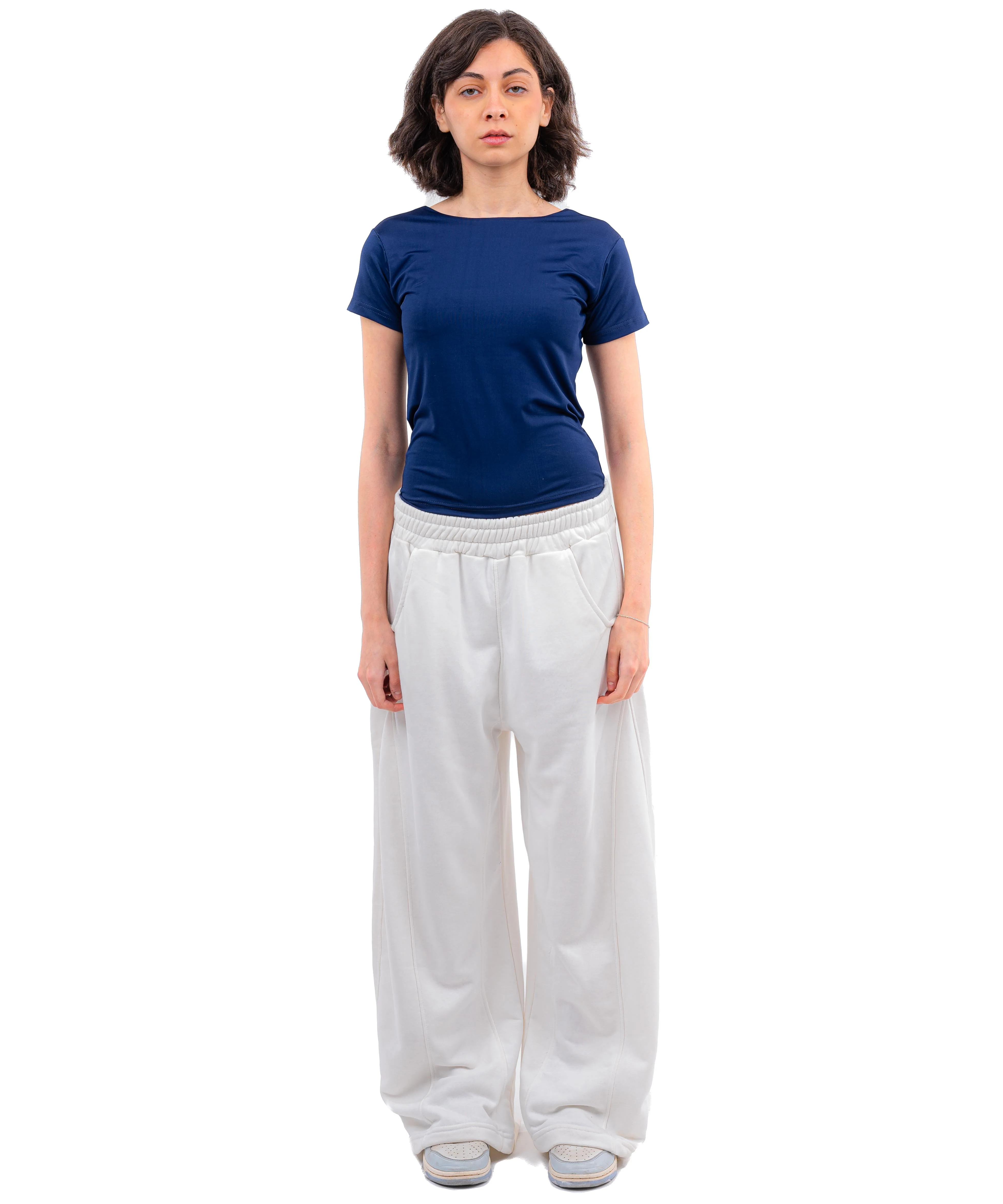 Initials Backless Short Sleeves Top - Image 18
