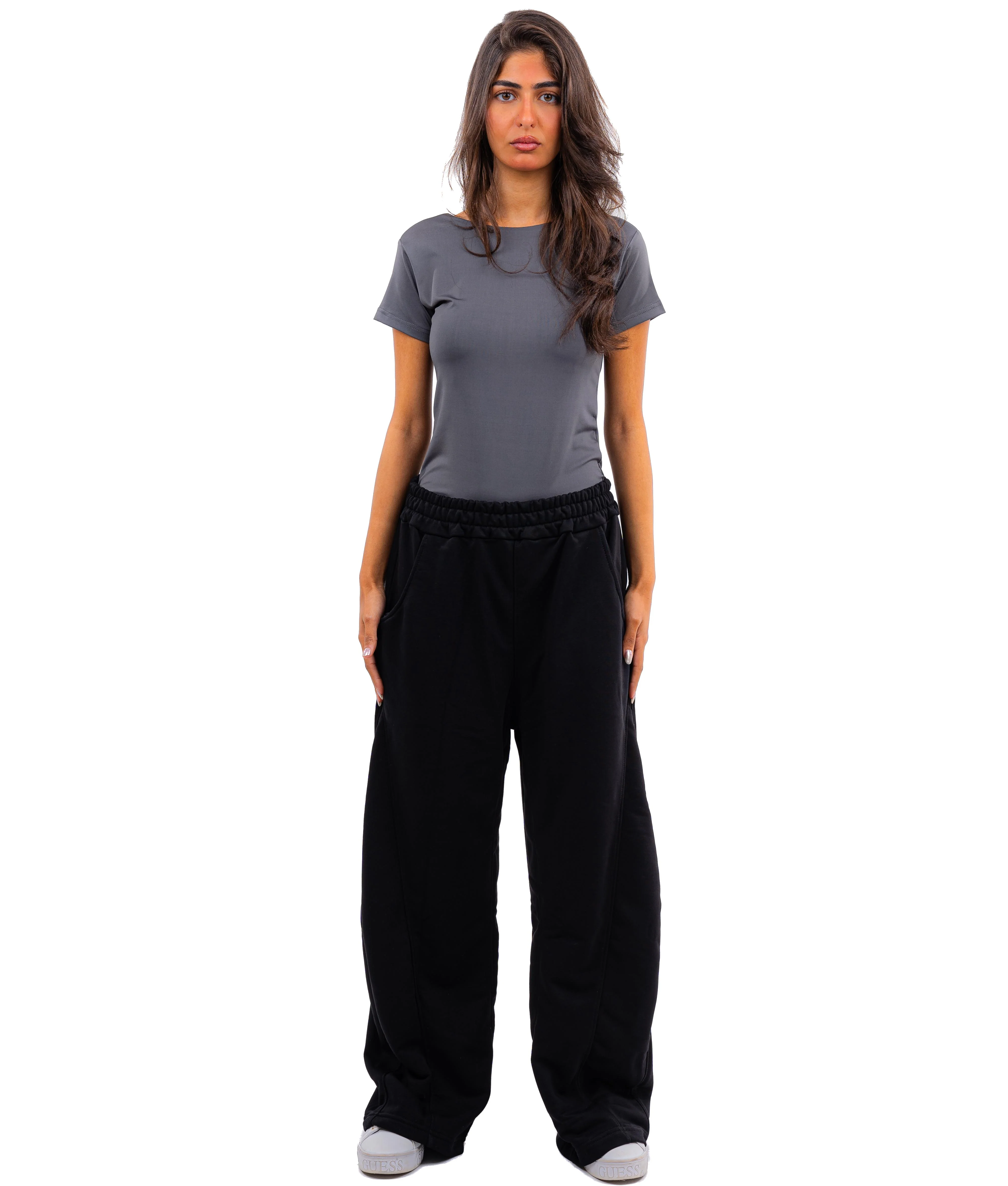 Initials Backless Short Sleeves Top - Image 24
