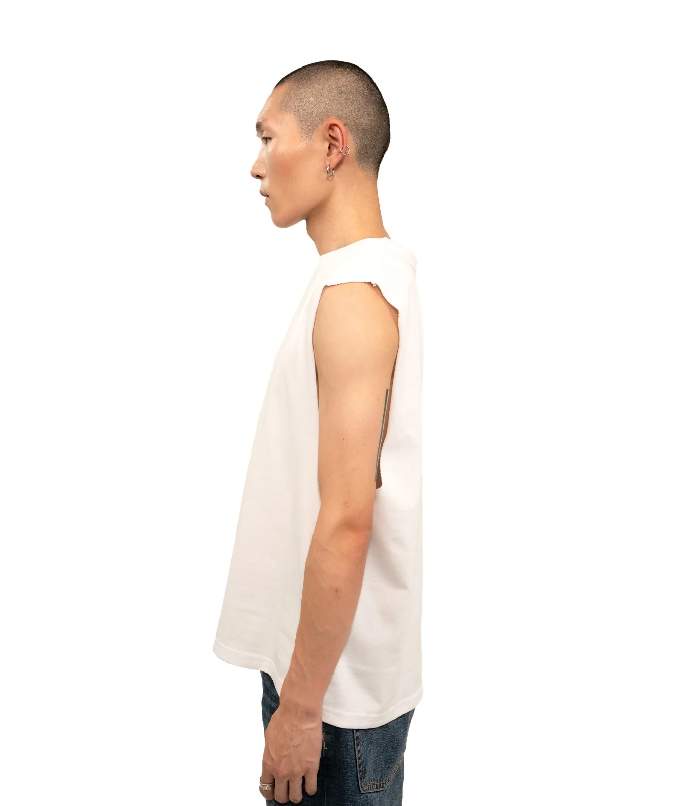 Initials Cut T-shirt - Image 5