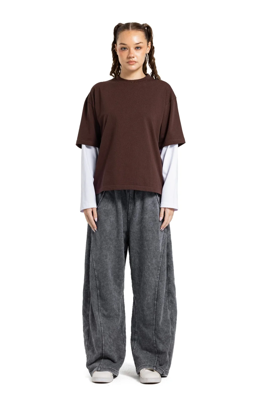 Initials Double Sleeve Boxy T-shirt - Image 35