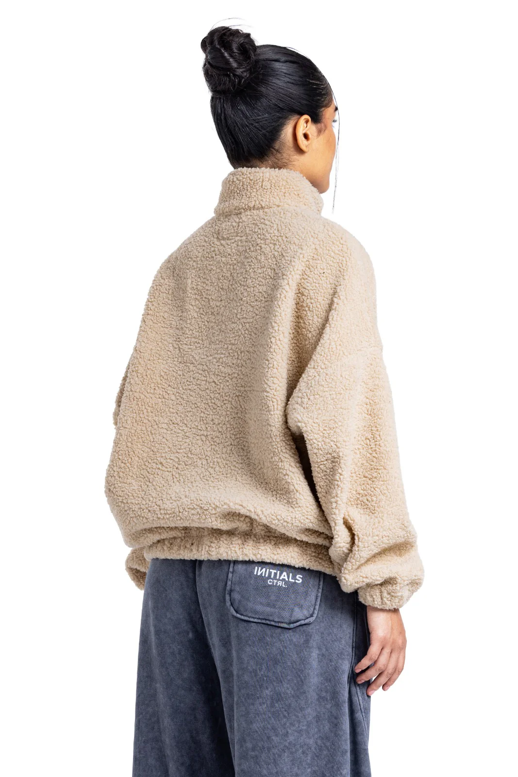 Initials Fur Quarter-Zip Sweatshirt - Image 7