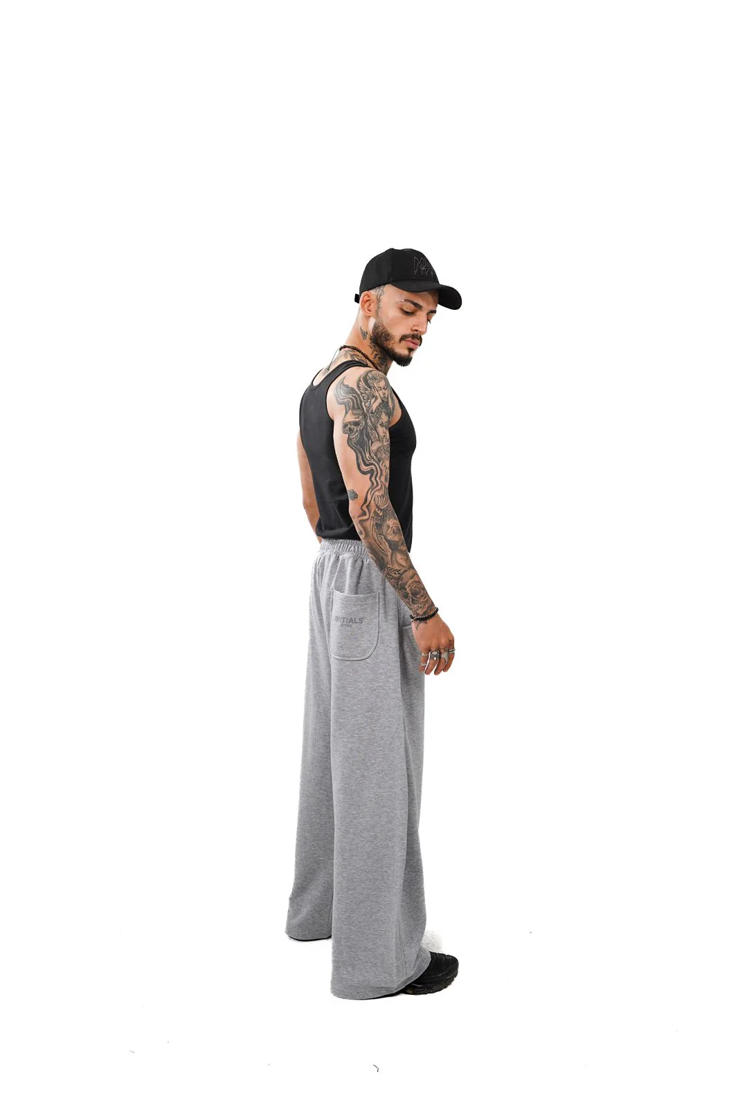 Initials wide leg sweatpants - Image 16
